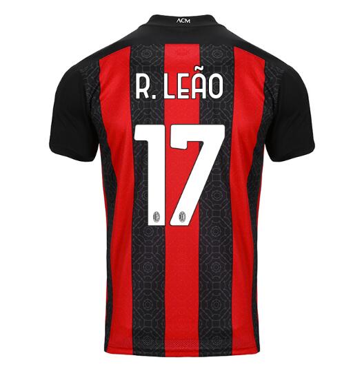 AC Milan Home Kit Soccer Jersey R. LEÃO #17 2020/21